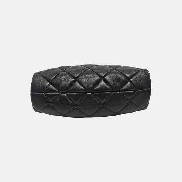 24A Quilted Lambskin Black