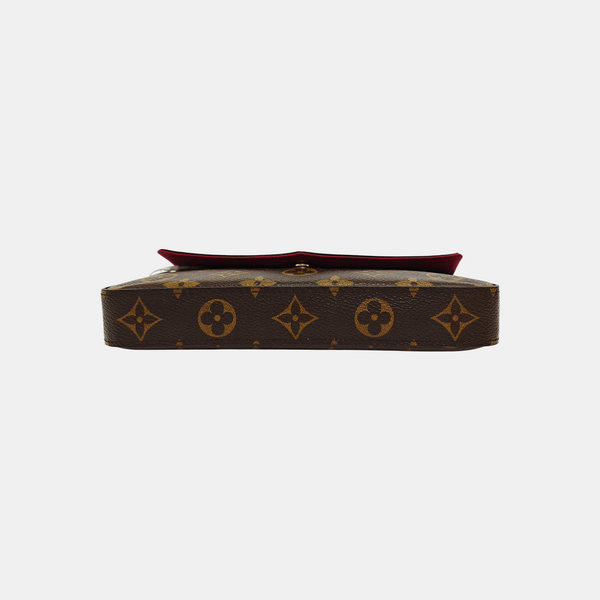 FÉLICIE Monogram Coated Canvas Brown