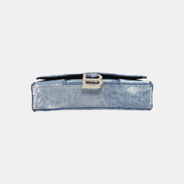 Hourglass Small Calfskin Blue