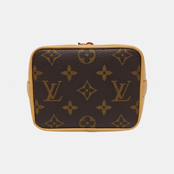 NOÉ Nano Monogram Coated Canvas Brown