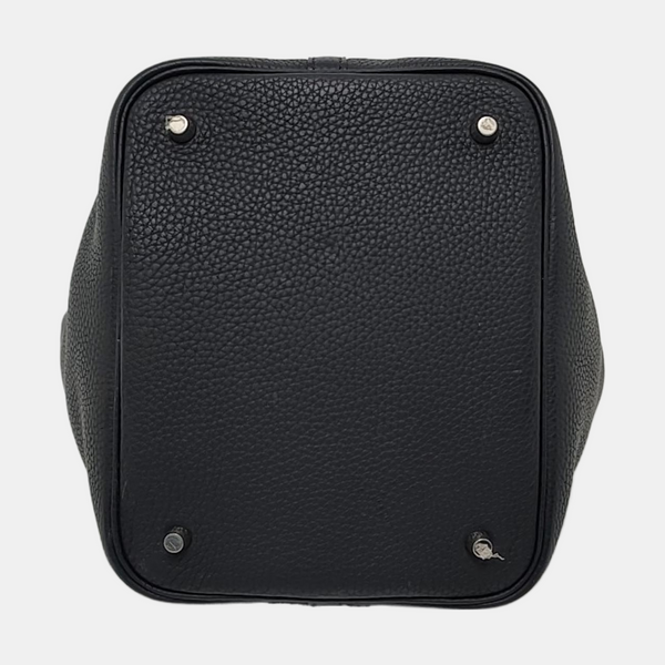 Authenticated pre-owned Picotin 22 Clemence Black - Bucket Bag at Looply