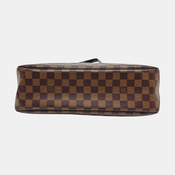 PARIOLI PM Damier Ebene Coated Canvas Brown