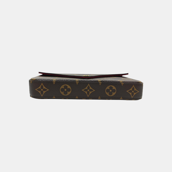 FÉLICIE Monogram Coated Canvas Brown