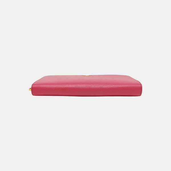 Saffiano Calfskin Wallet Pink