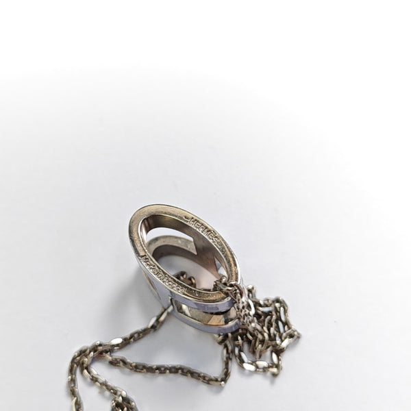 Pop H Metal Silver Necklace