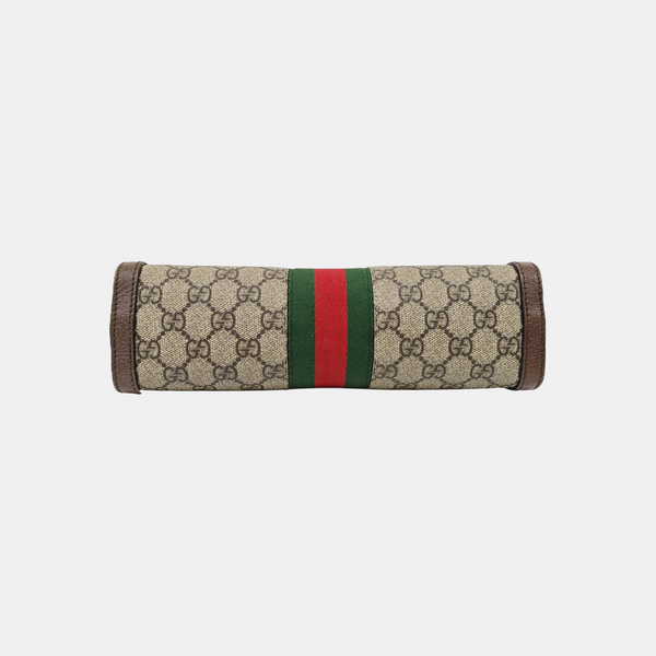 Ophidia Small Monogram Lona Revestida Beige