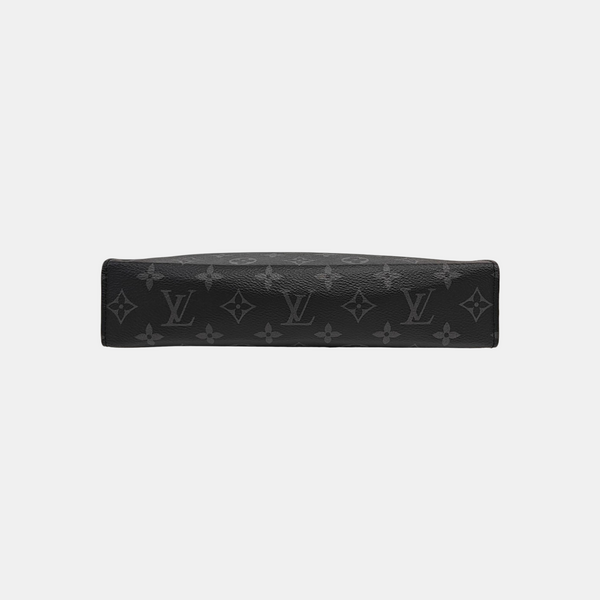 Pochette Voyag MM Monogram Coated Canvas Black