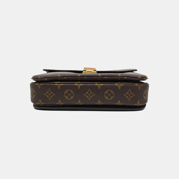 MÉTIS MM Monogram Coated Canvas Brown