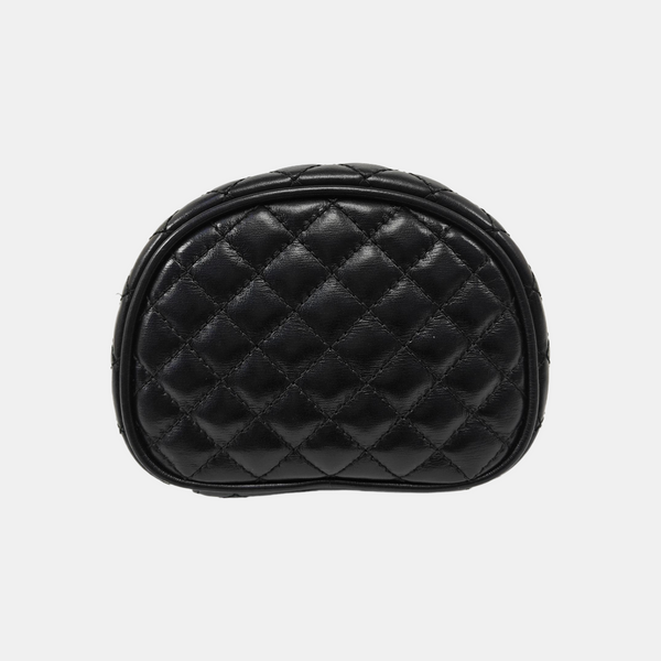 Zumi Quilted Calfskin Black