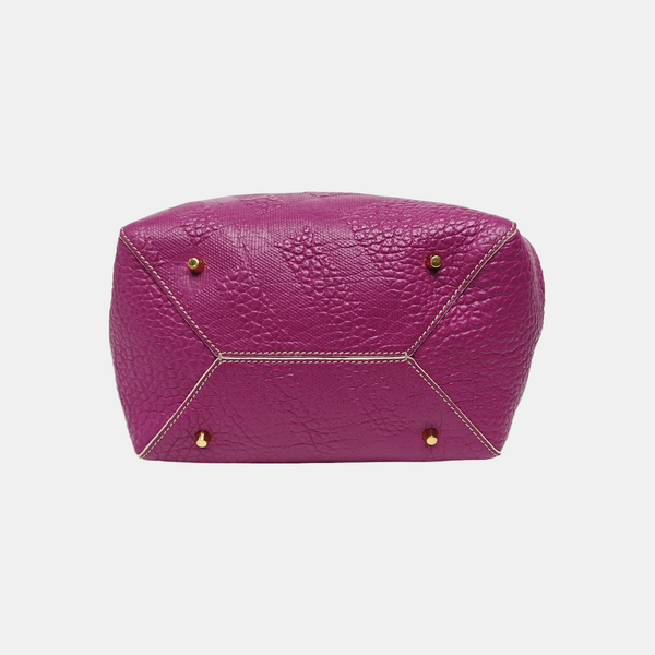 Calfskin Tote Bag Purple