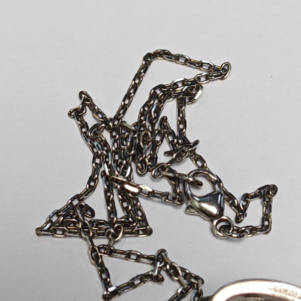 Pop H Metal Silver Necklace