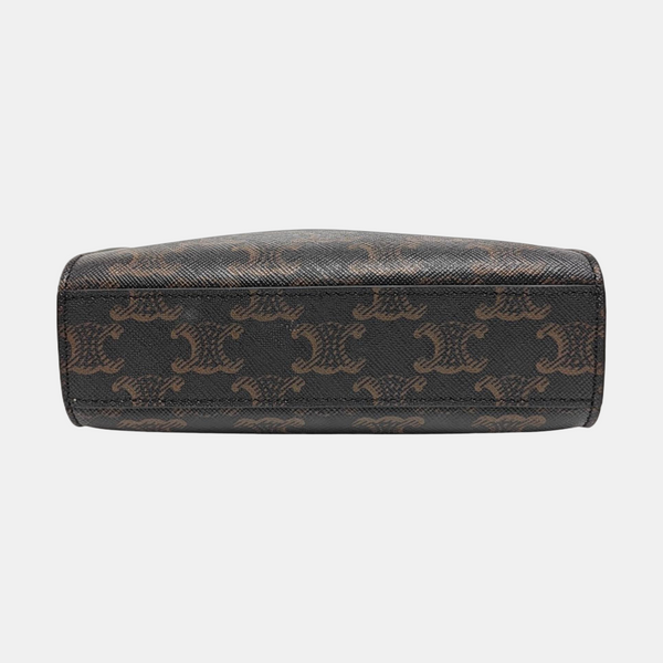 CABAS CELINE Mini Coated Canvas Brown