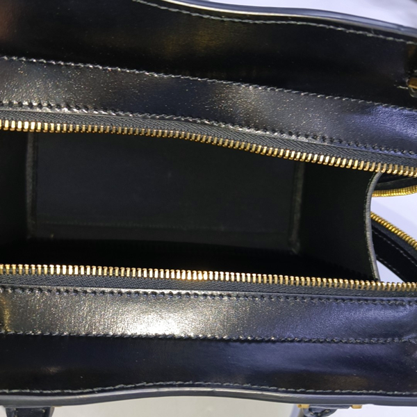 UPTOWN Small Calfskin Black
