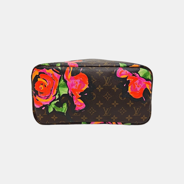 NEVERFULL MM Monogram Coated Canvas Brown
