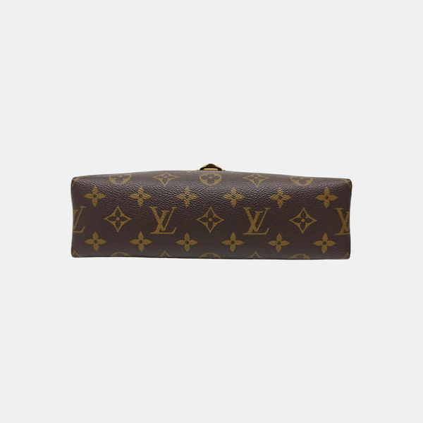 SAINT PLACIDE Monogram Coated Canvas Brown