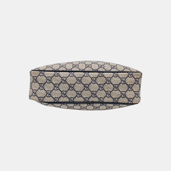 Monogram Coated Canvas Shoulder Bag Blue