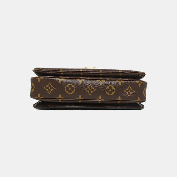 MÉTIS MM Monogram Coated Canvas Brown