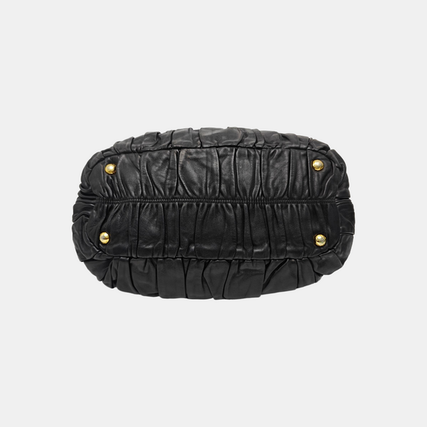 Gaufre Calfskin Black