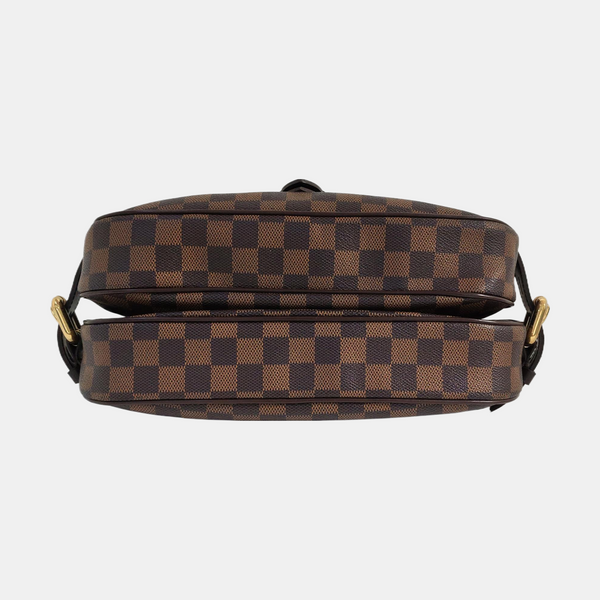 HIGHBURY Damier Ebene Coated Canvas Brown
