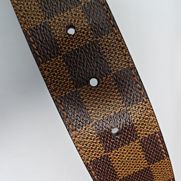 Coated Canvas Belt Brown