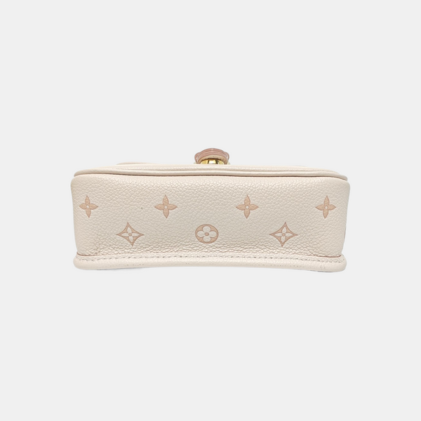 DIANE Nano Monogram Calfskin White