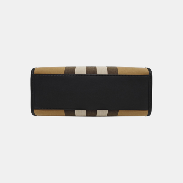 Canvas Top Handle Bag Brown