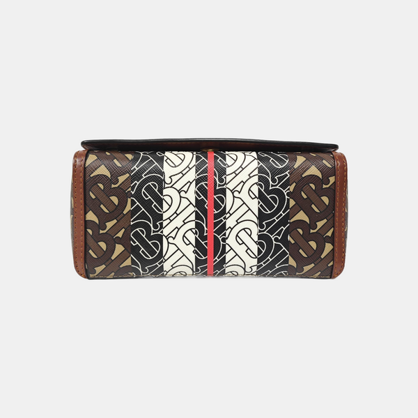 Crossbody Bag Coated Canvas Multicolor
