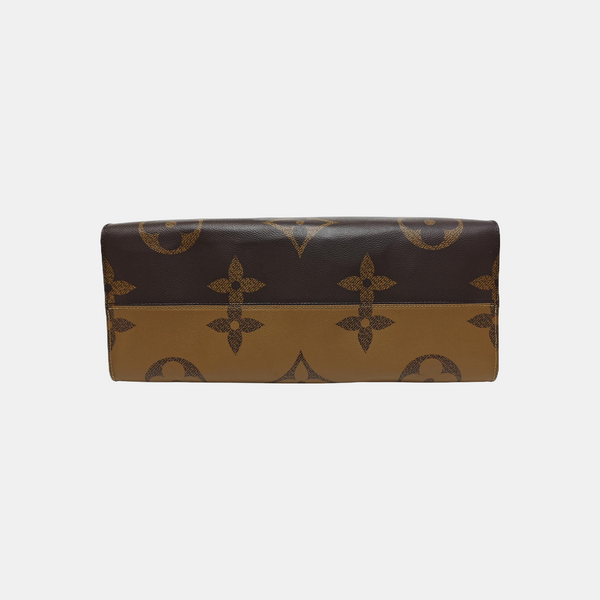 ONTHEGO GM Monogram Coated Canvas Brown