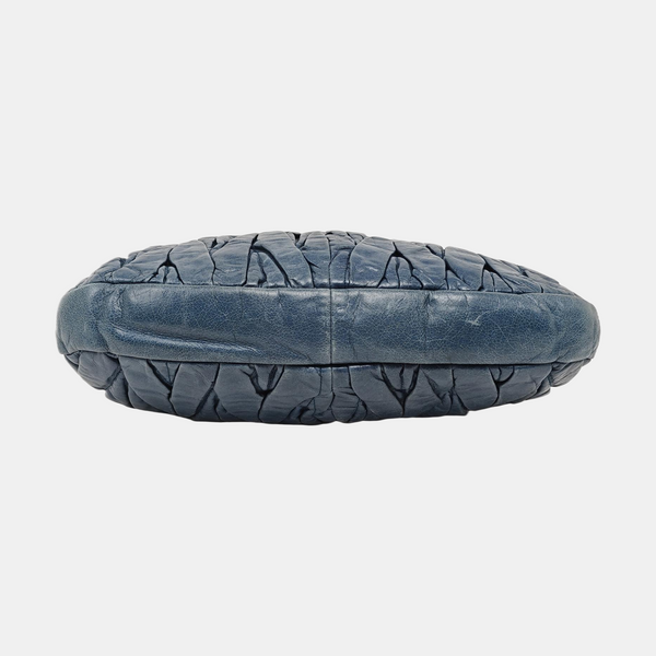 Miu Coffer Calfskin Blue