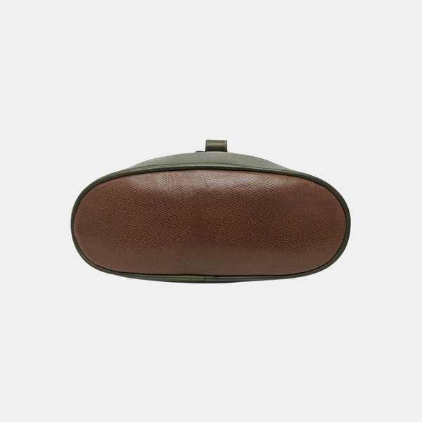 Calfskin Top Handle Bag Brown