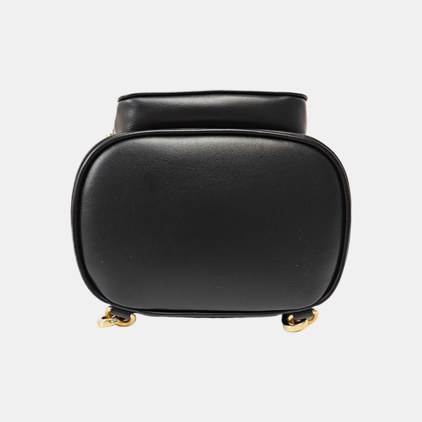 Calfskin Backpack Mini Black