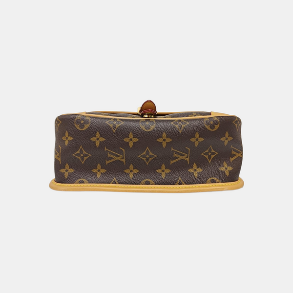 DIANE Monogram Coated Canvas Brown