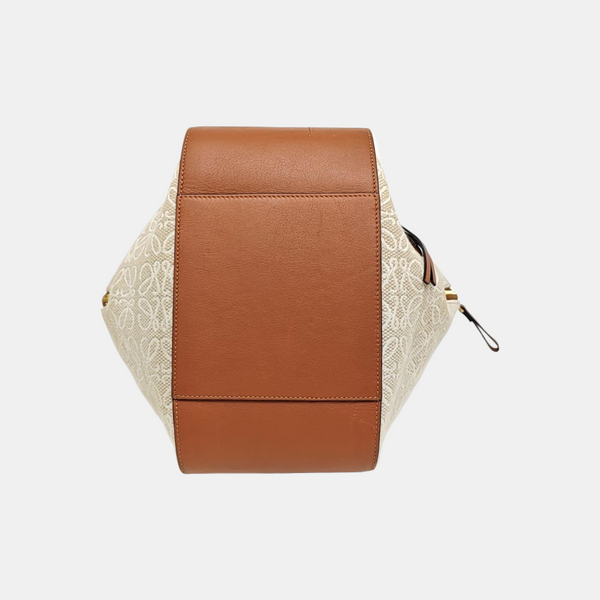 Hammock Small Monogram Calfskin Brown