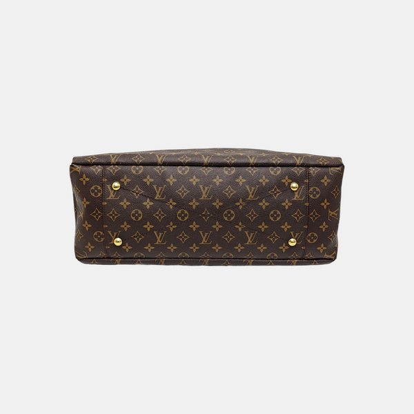 ARTSY GM Monogram Coated Canvas Brown