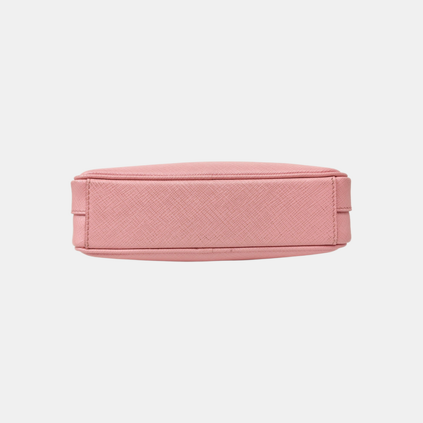 Saffiano Calfskin Shoulder Bag Pink