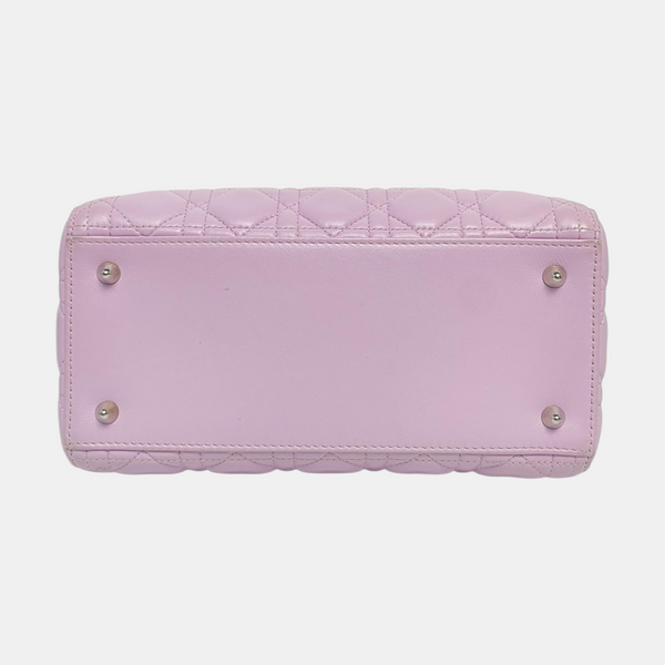 Lady Dior Medium Cannage Lambskin Pink