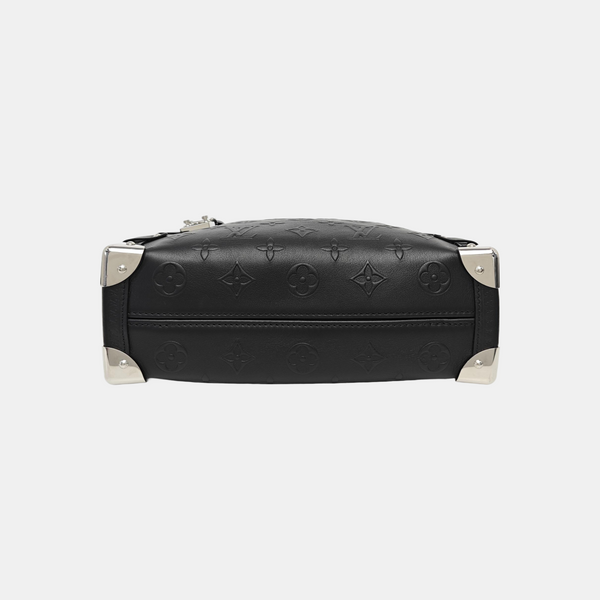 SIDE TRUNK MM Monogram Calfskin Black