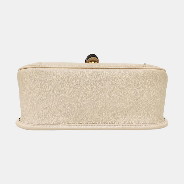 DIANE Monogram Calfskin Beige