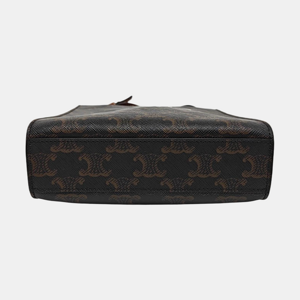 CABAS CELINE Mini Coated Canvas Brown
