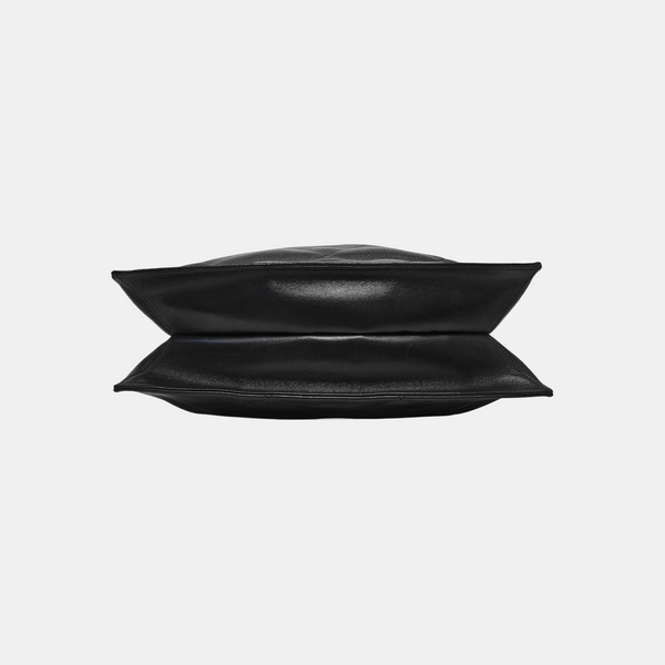 Quilted Lambskin Shoulder Bag Black