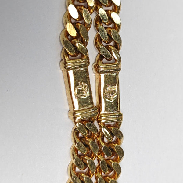 Dior Oblique Metal Gold Bracelet