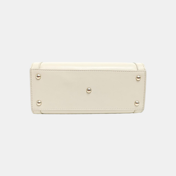 Diana Mini Calfskin White