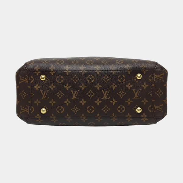 MONTAIGNE GM Monogram Coated Canvas Brown