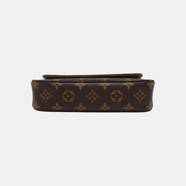 IVY Monogram Coated Canvas Brown