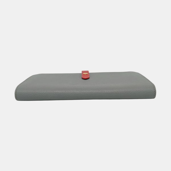 STRAP Large Calfskin Gray Wallet