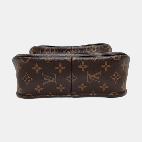 PASSY Monogram Coated Canvas Brown