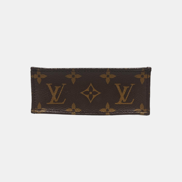 SAC PLAT Mini Monogram Coated Canvas Brown