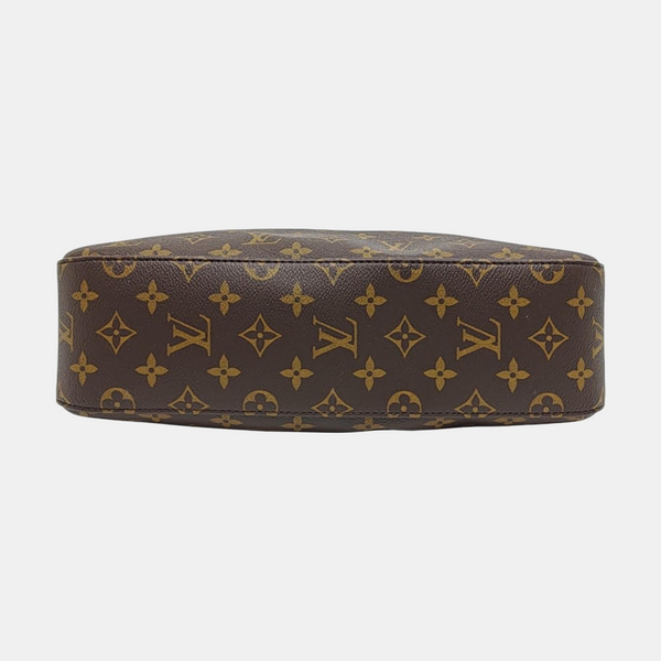 SLOUCHY PM Monogram Coated Canvas Brown
