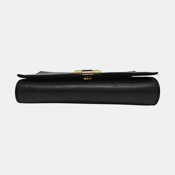 Calfskin Crossbody Bag Black