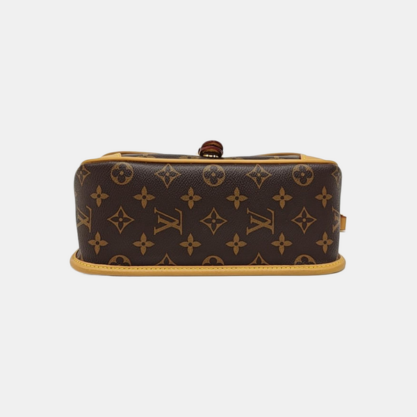 DIANE Monogram Coated Canvas Brown